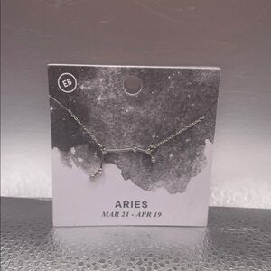 EB Aries Silver Necklace